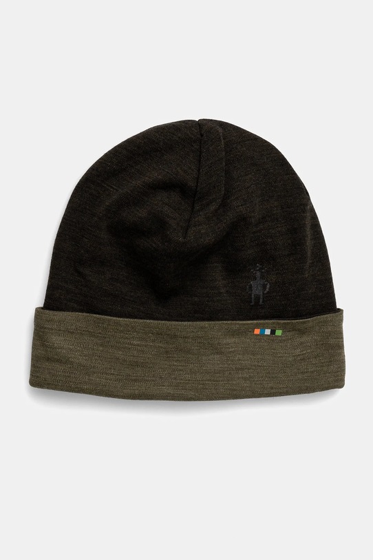 Oboustranná čepice Smartwool Thermal Merino Reversible zelená SW0SW956