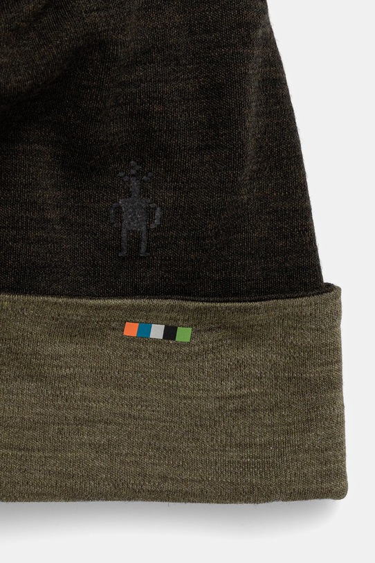 Oboustranná čepice Smartwool Thermal Merino Reversible SW0SW956 zelená AW24