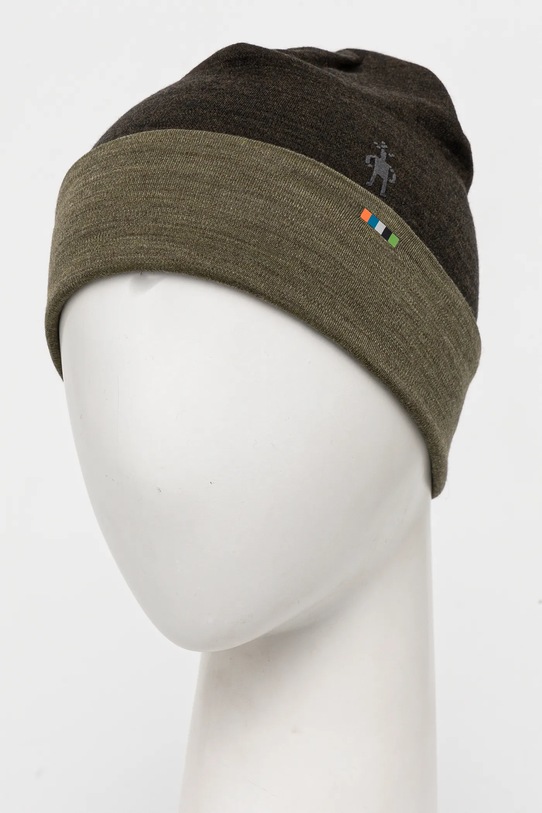Doplňky Oboustranná čepice Smartwool Thermal Merino Reversible SW0SW956 zelená
