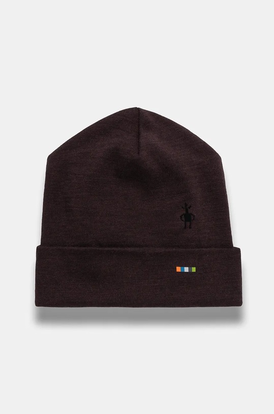 Obojstranná čiapka Smartwool Thermal Merino Reversible vlna hnedá SW0SW956