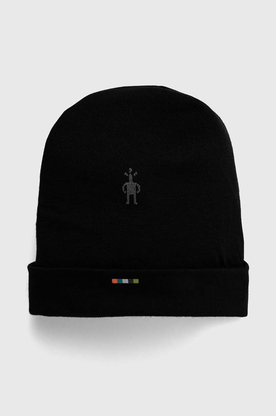 Oboustranná čepice Smartwool Thermal Merino Reversible vlna černá SW0SW956