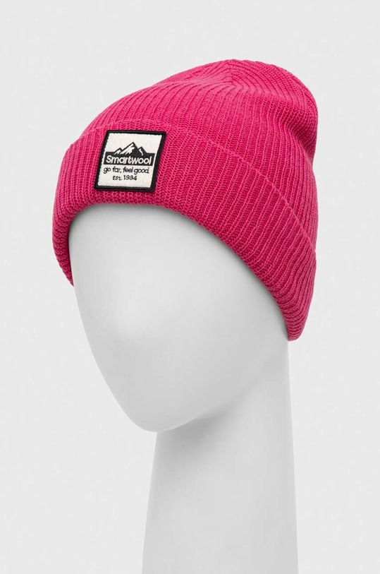 Vlněná čepice Smartwool SW011493 růžová AW23