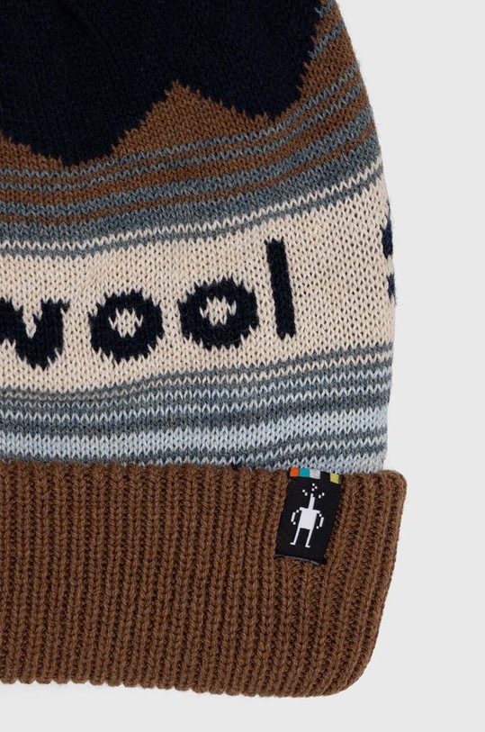 Smartwool czapka z domieszką wełny SW018125 brązowy AW24