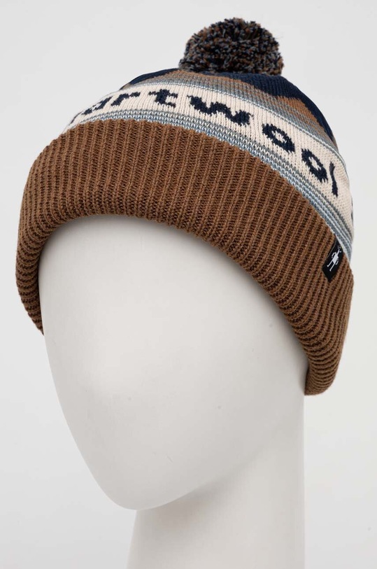 Akcesoria Smartwool czapka z domieszką wełny SW018125 brązowy