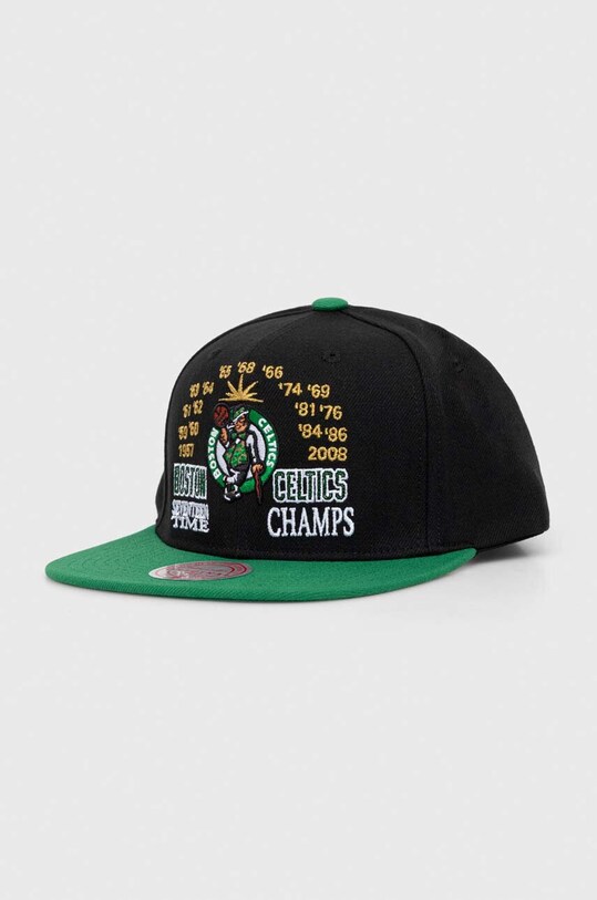 Кепка Mitchell&Ness аппликация чёрный HHSS6269.BCEYYPPPBLCK