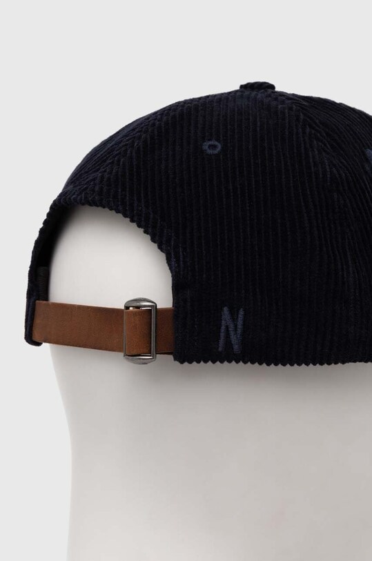 Norse Projects cotton baseball cap Wide Wale Corduroy Sports Cap N80.0131.7004 navy AW23
