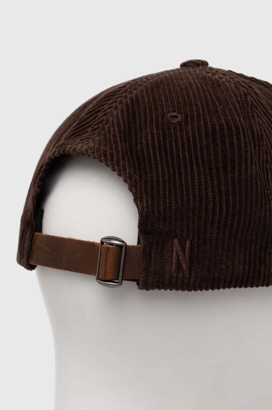 Doplňky Manšestrová kšiltovka Norse Projects Wide Wale Corduroy Sports Cap N80.0131.2022 hnědá