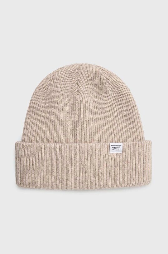 Norse Projects czapka wełniana Merino Lambswool Beanie