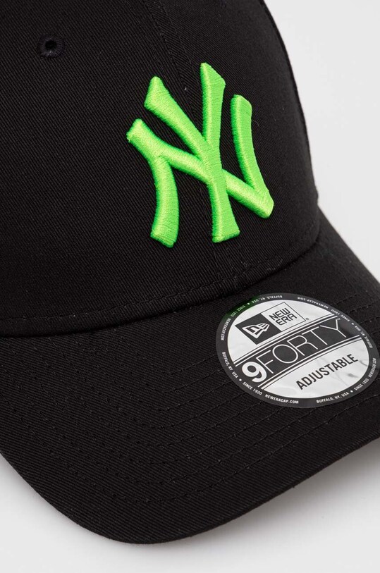 New Era șapcă de baseball din bumbac 60424816 negru AW23