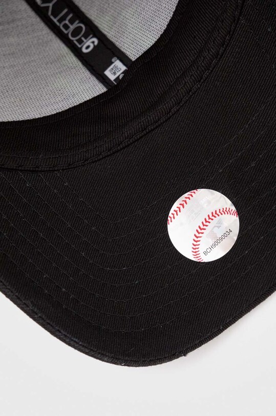 New Era șapcă de baseball din bumbac negru 60424816