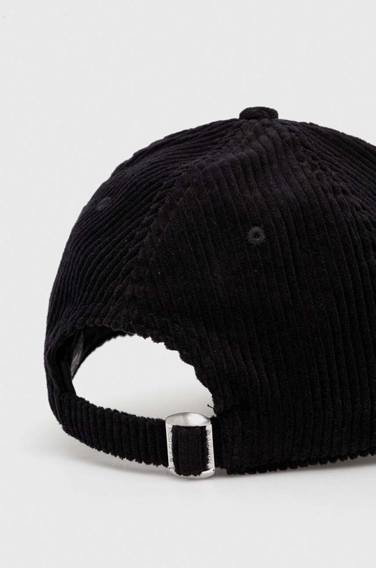 New Era cappello con visiera in velluto a coste 60424713 nero AW23