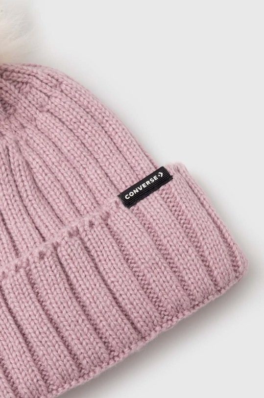 Čepice z vlněné směsi Converse 10023959.A04 růžová AW23