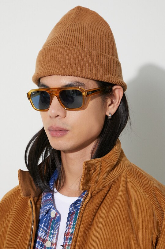Universal Works căciulă de lână Watch Cap maro 29478