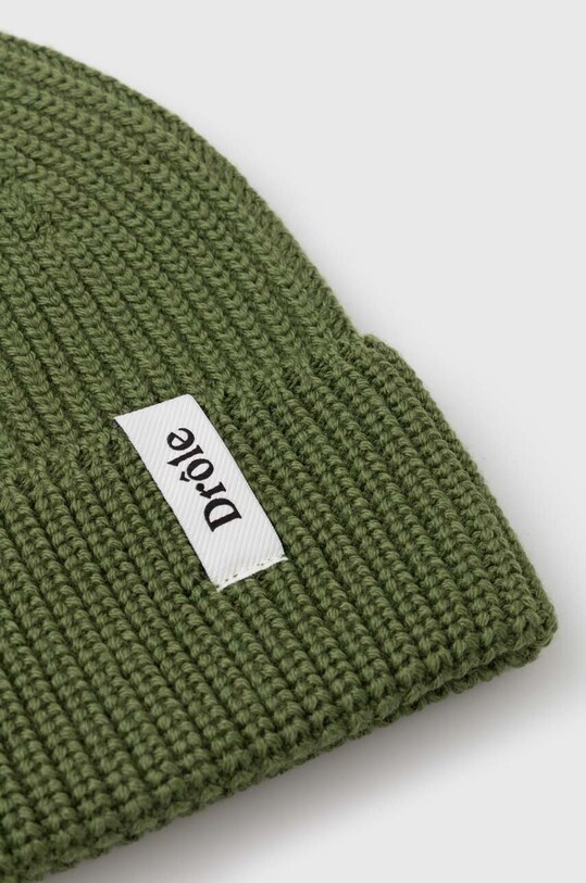 Drôle de Monsieur wool beanie Le Bonnet Drôle C.BN100.WO007.KK green AW23