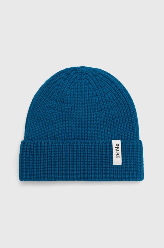 Drôle de Monsieur wool beanie Le Bonnet Drôle wool blue C.BN100.WO007.BED