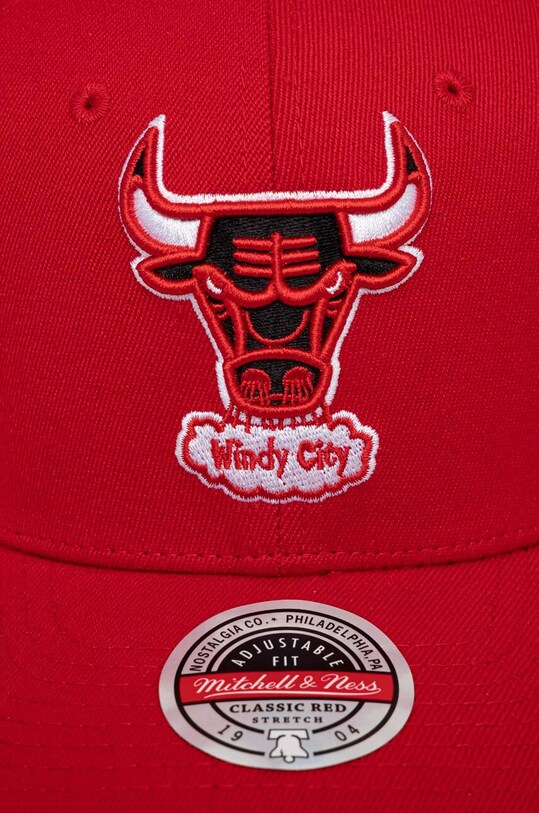 Кепка з домішкою вовни Mitchell&Ness HHSS3260.CBUYYPPPRED1 червоний AW23