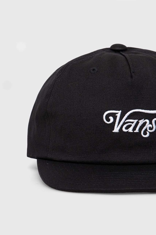 Vans șapcă de baseball din bumbac VN000EYZBLK1 negru AW23
