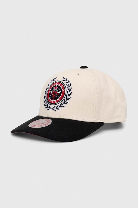 Bavlněná baseballová čepice Mitchell&Ness Chicago Bulls bavlna bílá HHSS6455.CBUYYPPPOFWH