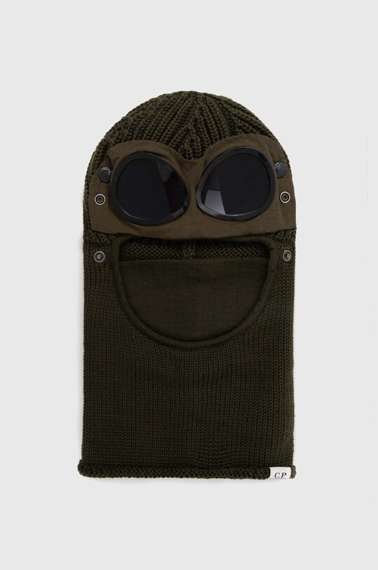 C.P. Company kominiarka wełniana EXTRAFINE MERINO WOOL GOGGLE BALACLAVA