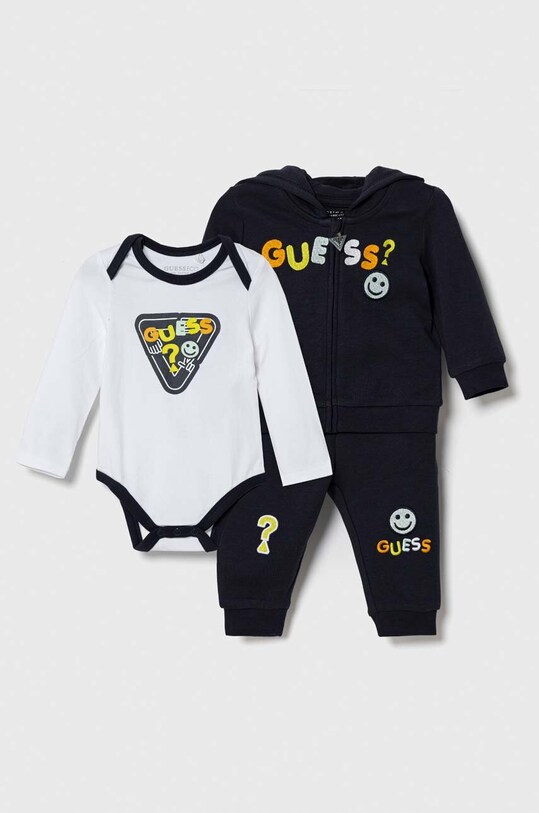 Komplet za dojenčka Guess Z elastanom mornarsko modra P3YG03.KA6W0.9BYX
