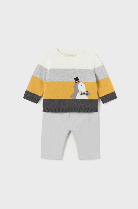 Mayoral Newborn completo in cotone neonato/a maglia giallo 2521.1L.Newborn.9BYX