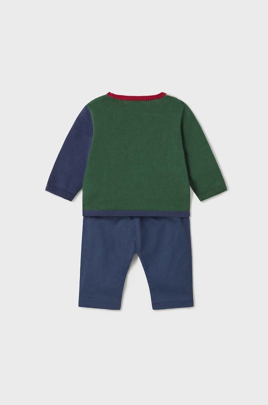 Dětská bavlněná souprava Mayoral Newborn 2521.1L.Newborn.9BYX námořnická modř AW23