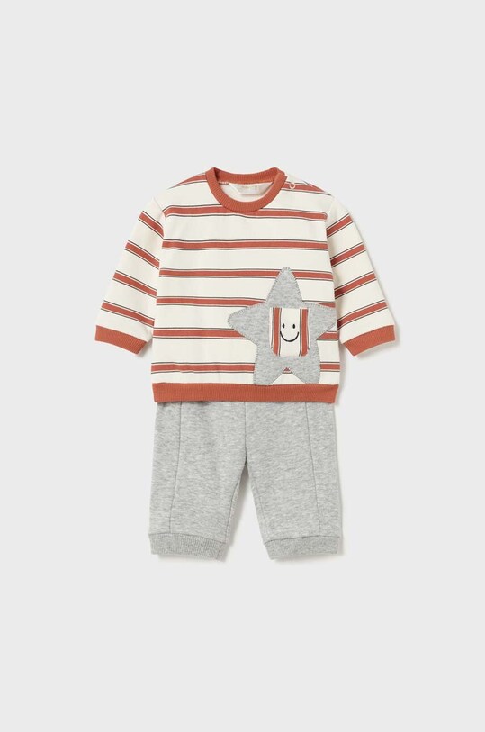 Σετ μωρού Mayoral Newborn εμπριμέ γκρί 2523.1P.Newborn.9BYX