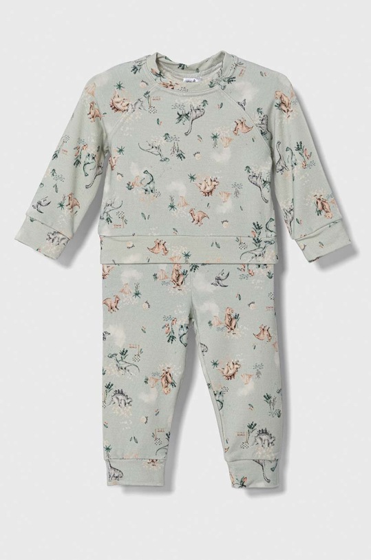 Kojenecká tepláková souprava Jamiks pletenina modrá ANDDIE.m.b.Dre.JZG179.B