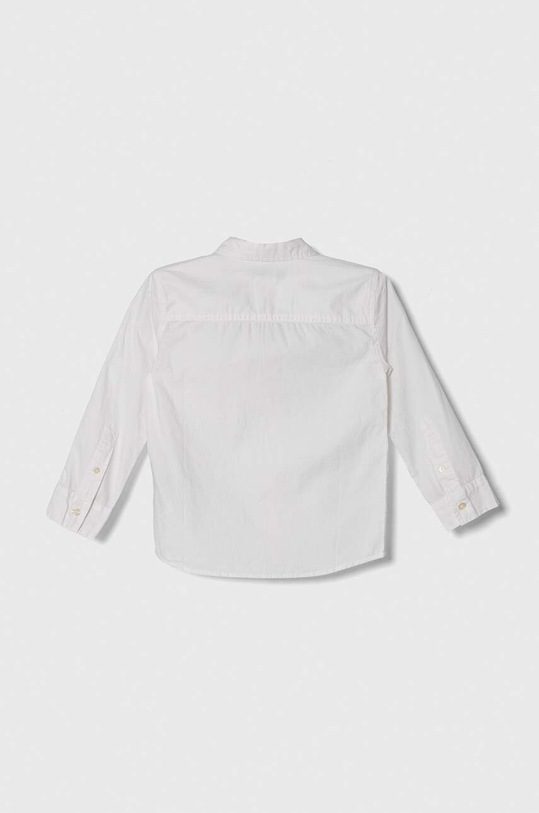 Παιδικό βαμβακερό πουκάμισο Abercrombie & Fitch KI225.4022 λευκό SS24