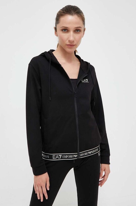 Tepláková súprava EA7 Emporio Armani 6RTV56.TJKWZ čierna AW23