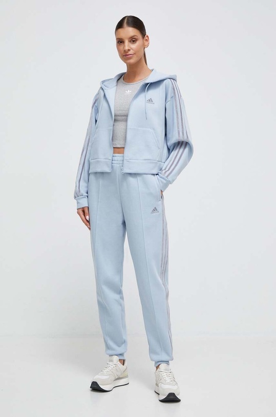 adidas dres dzianina niebieski IJ8756