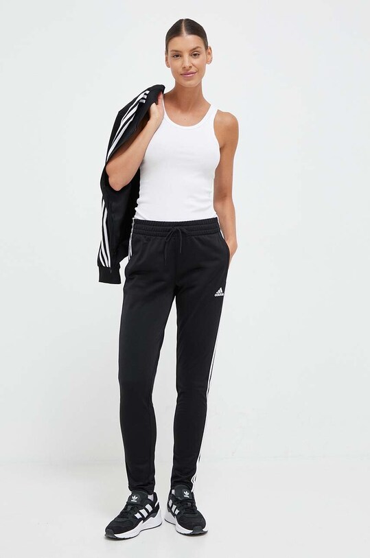 Trenirka adidas SPORTY STREET bez uzorka crna IJ8781
