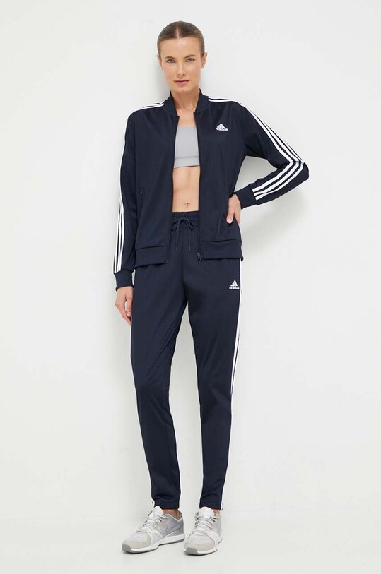 Homewear komplet adidas pletivo mornarsko plava IJ8782