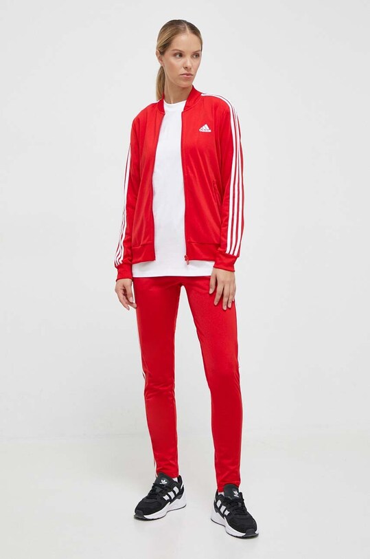 Спортивний костюм adidas трикотаж червоний IJ8784