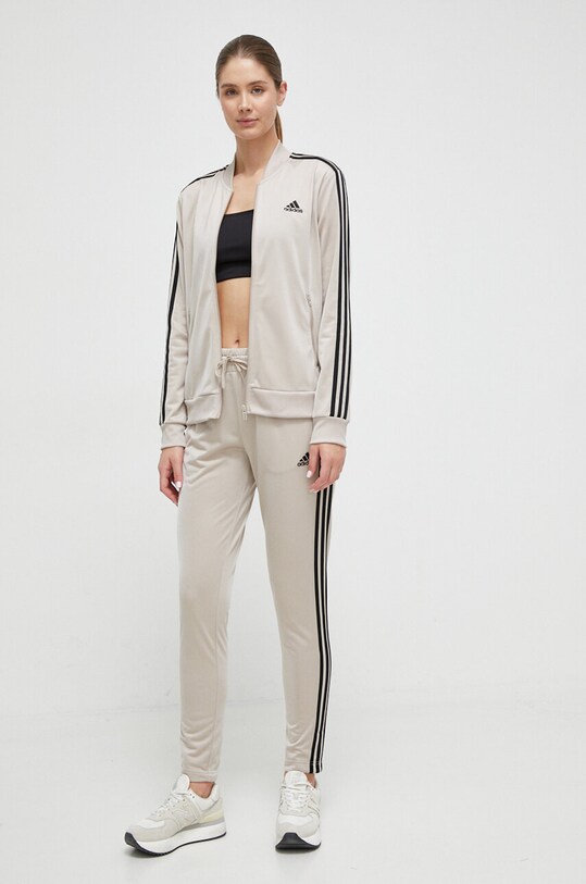 adidas dres Essentials IJ8786 beżowy AW23