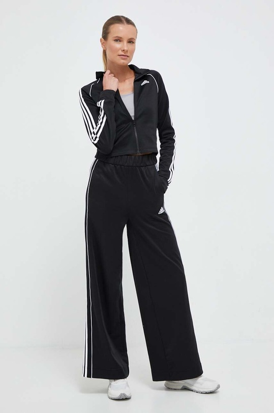 adidas trening tricotaj negru IA3147