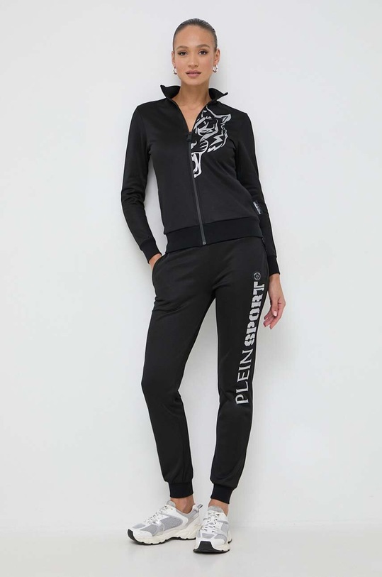 Спортивный костюм PLEIN SPORT трикотаж чёрный AACC.WJJ0173.SJO002N