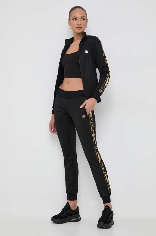 PLEIN SPORT dres dzianina czarny AACC.WJJ0182.SJO002N