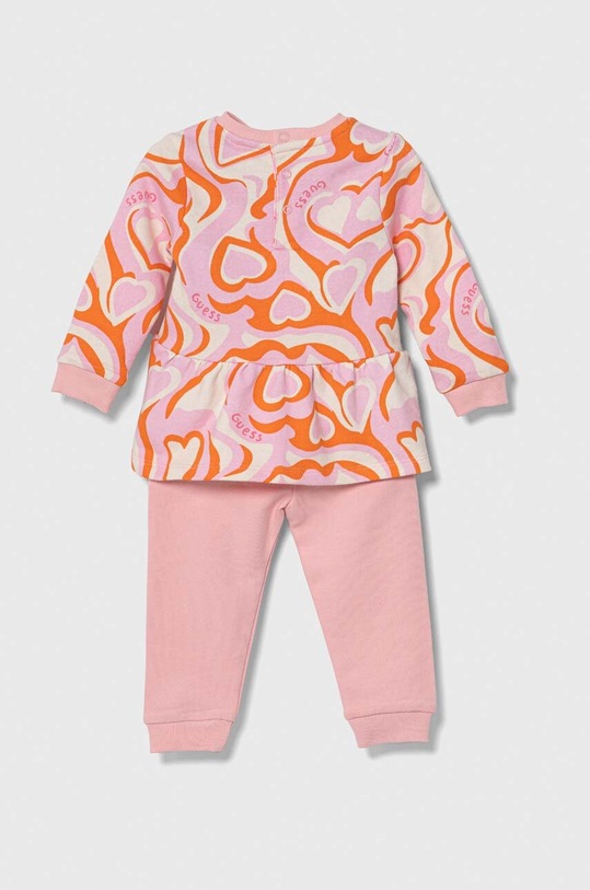 Guess komplet niemowlęcy A3YG07.KA6R3.9BYX różowy AW23