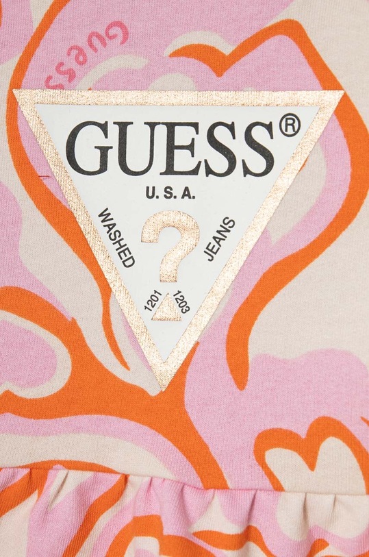 Dziewczynka Guess komplet niemowlęcy A3YG07.KA6R3.9BYX różowy