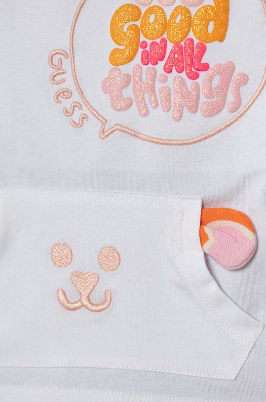 Dziewczynka Guess komplet niemowlęcy A3YG08.K6YW3.9BYX biały