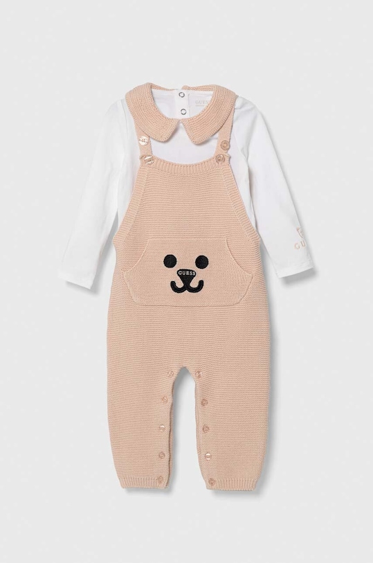 Sada pre bábätká Guess pletenina ružová S3YG03.J1311.9BYX