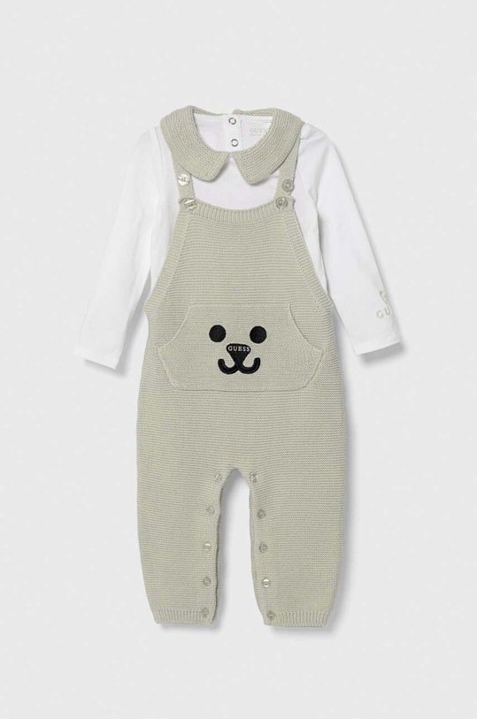 Комплект за бебета Guess трикотаж зелен S3YG03.J1311.9BYX