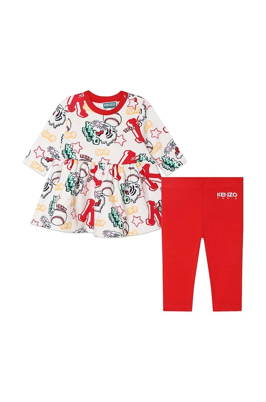 Дитячий комплект Kenzo Kids бавовна білий K08064