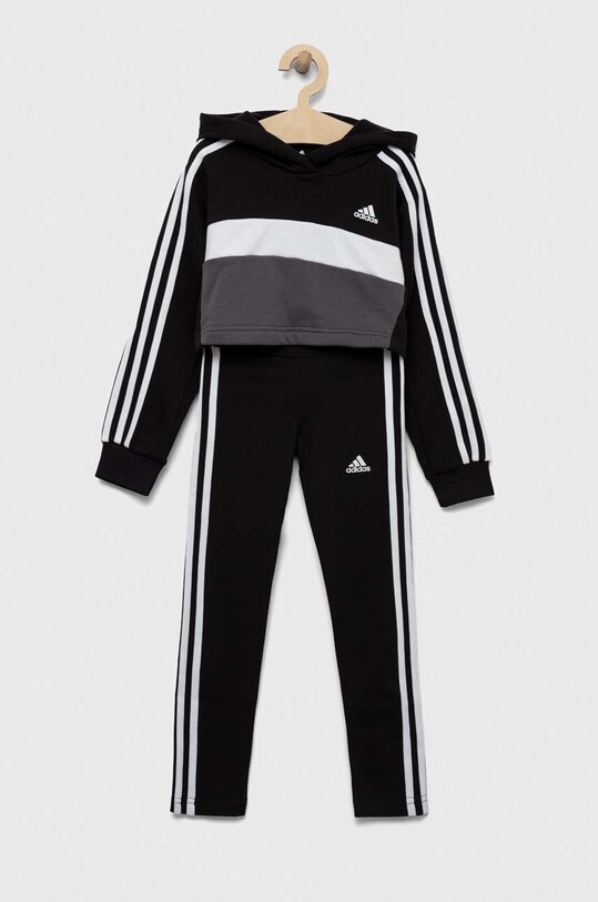 Дитячий спортивний костюм adidas трикотаж чорний IJ8736