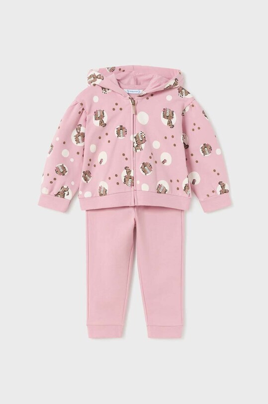 Mayoral dres niemowlęcy wzorzyste różowy 2869.4J.Baby.9BYX