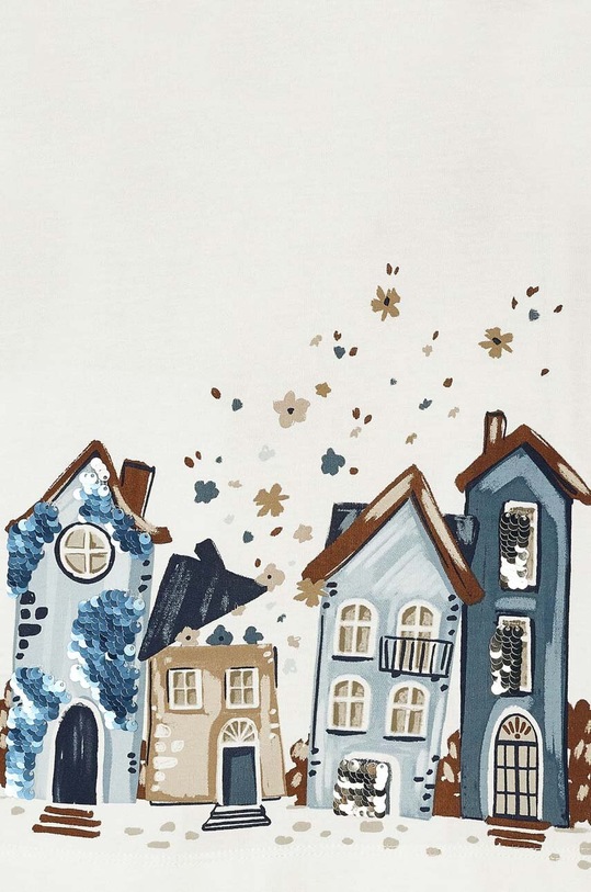 Mayoral komplet bawełniany dziecięcy 4787.6E.Mini.9BYX granatowy