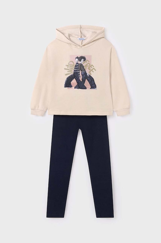 Mayoral komplet dziecięcy dzianina beżowy 7749.8F.Junior.9BYX