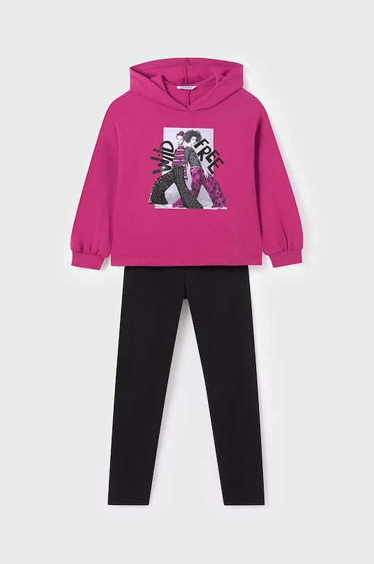 Mayoral komplet dziecięcy dzianina fioletowy 7749.8F.Junior.9BYX