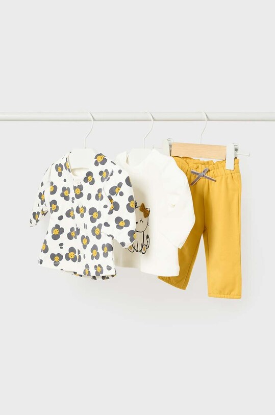 Mayoral Newborn komplet niemowlęcy 2668.2H.Newborn.9BYX żółty AW23